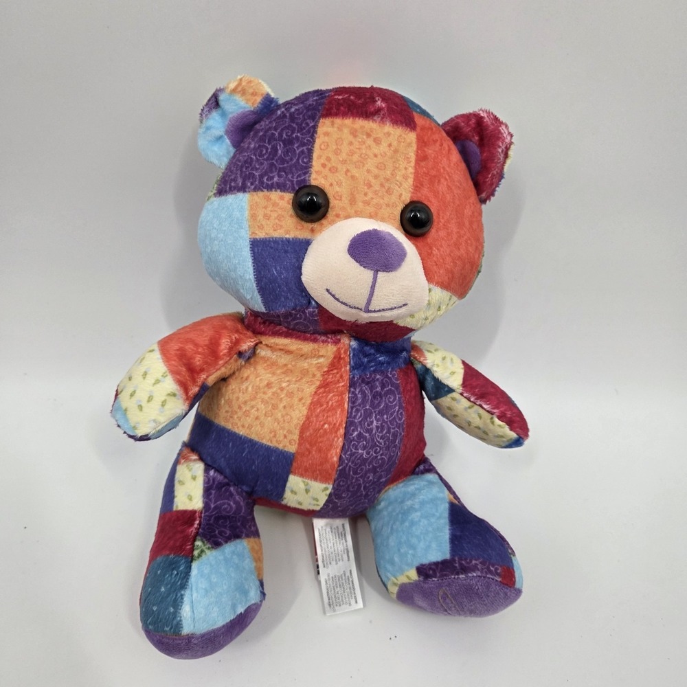 Official Dolly Parton Dollywood Coat of Many Colors Plush Teddy Bear